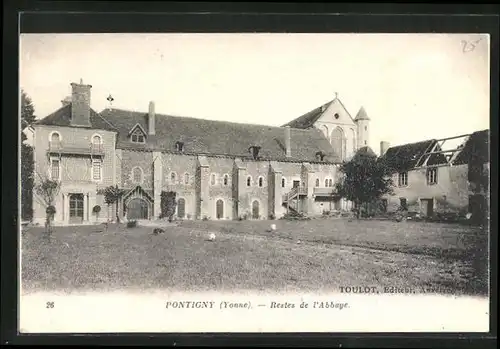 AK Pontigny, Restes de l'Abbaye