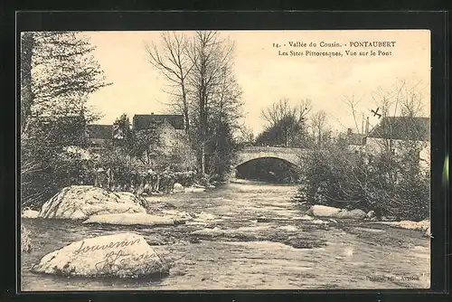 AK Pontaubert, Vue sur le Pont