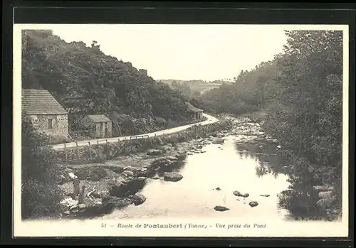 AK Pontaubert, Vue prise du Pont