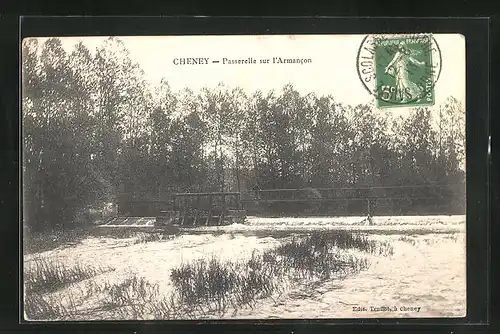 AK Cheney, Passerelle sur l'Armancon