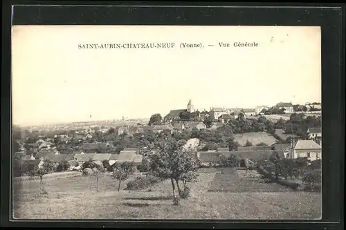 AK Saint-Aubin-Chateau-Neuf, Vue Générale