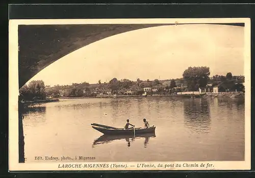 AK Laroche-Migennes, l'Yonne, du pont du Chemin de fer