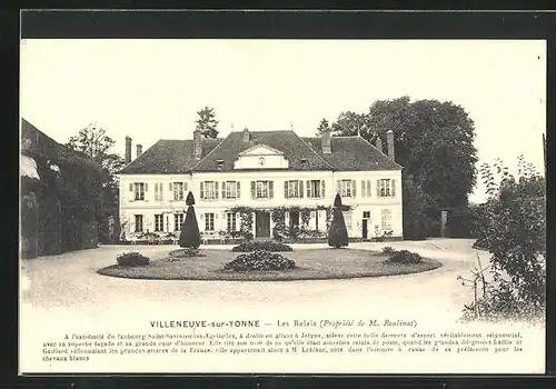 AK Villeneuve-sur-Yonne, les Relais