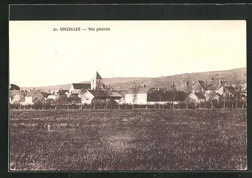 AK Vincelles, Vue générale