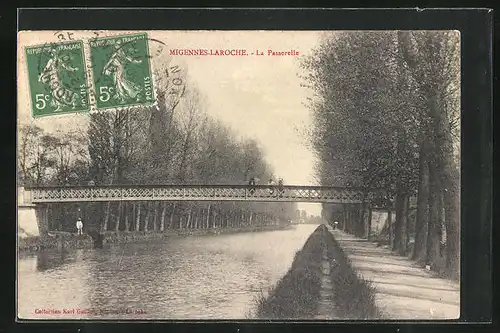 AK Migennes-Laroche, la Passerelle