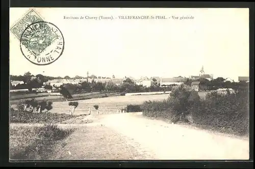 AK Villefranche-St-Phal, Vue générale