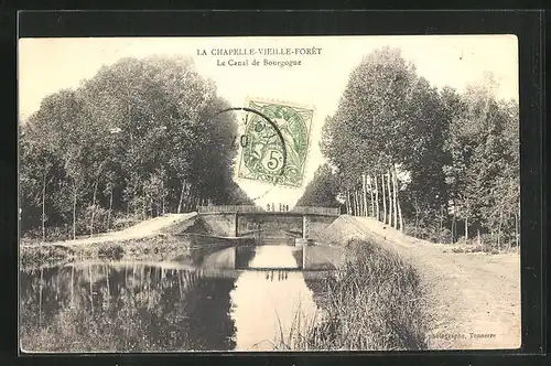 AK La Chapelle-Vieille-Foret, le Canal de Bourgogne