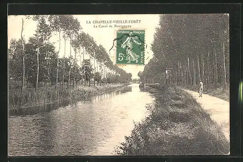 AK La Chapelle-Vieille-Foret, le Canal de Bourgogne