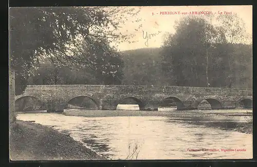 AK Perrigny-sur-Armancon, le Pont