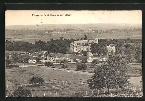 AK Passy, le Chateau vu sur Etigny