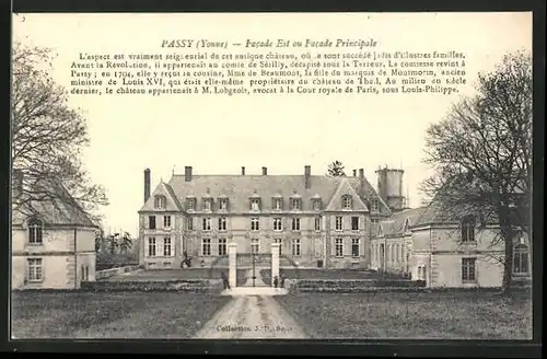 AK Passy, Facade Est ou Facade Principale