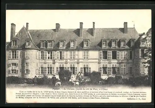 AK Passy, le Chateau, facade du cote du Parc