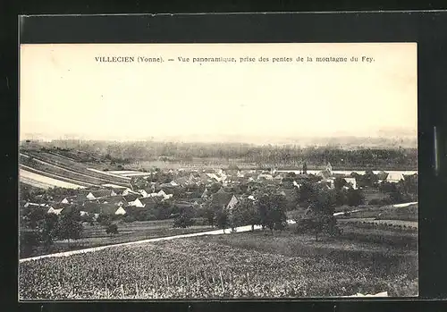 AK Villecien, Vue panoramique