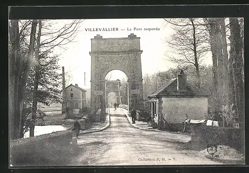 AK Villevallier, Le Pont suspendu