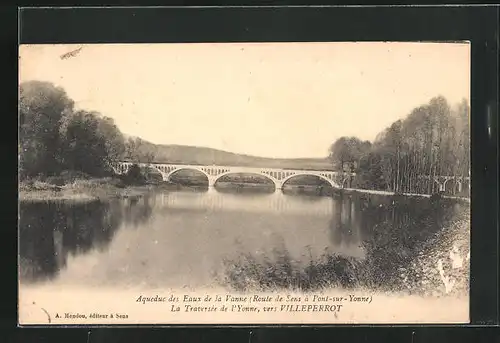 AK Villeperrot, Aqueduc des Eaux de la Vanne, la Traverse de l`Yonne