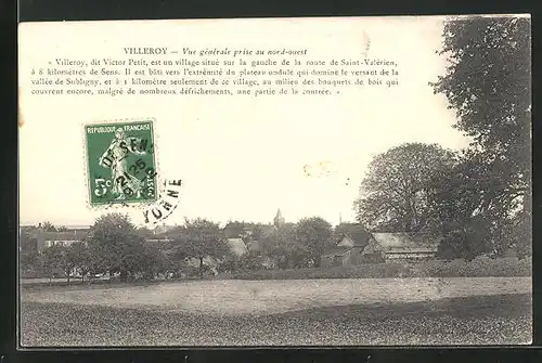 AK Villeroy, Vue Generale prise au nord-ouest