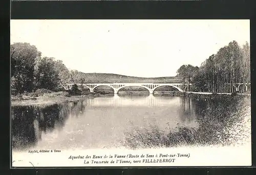 AK Villeperrot, Aqueduc des Eaux de la Vanne, la Traverse e l`Yonne