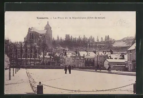 AK Tonnerre, La Place de la Republique, Effet de neige