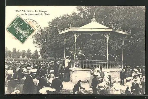 AK Tonnerre, Le Kiosque aur la Promenade du Patis