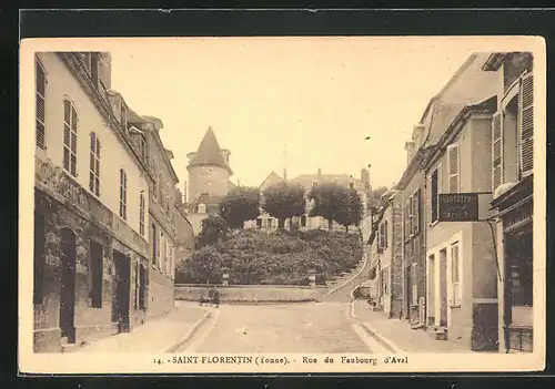 AK Saint Florentin, Rue du Faubourg d`Aval