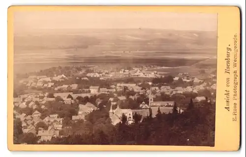 Fotografie E. Rose, Wernigerode, Ansicht Ilsenburg, Blick auf den Ort