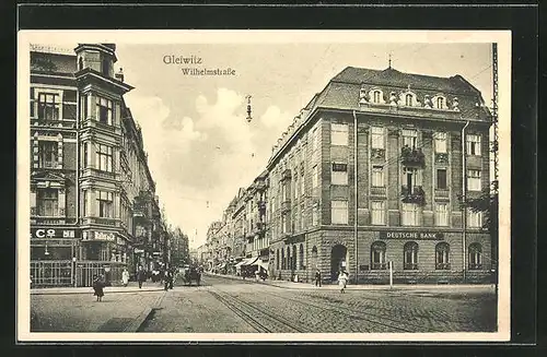 AK Gleiwitz, Wilhelmstrasse