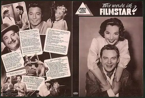 Filmprogramm DNF Nr. 2840, Wie werde ich Filmstar?, Nadja Tiller, Bibi Johns, Oskar Sima, Regie Theo Lingen