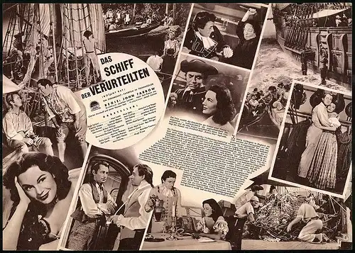 Filmprogramm IFB Nr. 2046, Das Schiff der Verurteilten, Alan Ladd, James Mason, John Hardy, Regie John Farrow