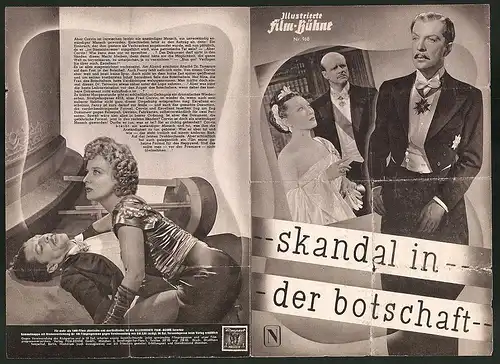 Filmprogramm IFB Nr. 968, Skanal in der Botschaft, Viktor de Kowa, Jeanette Schultze, Regie Erik Ode