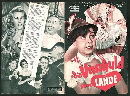 Filmprogramm DNF, Die Unschuld vom Lande, Theo Lingen, Bibi Johns, Rudolf Platte, Regie Rudolf Schündler