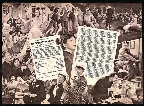 Filmprogramm DNF, Die Unschuld vom Lande, Theo Lingen, Bibi Johns, Rudolf Platte, Regie Rudolf Schündler