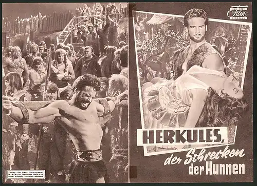 Filmprogramm DNF, Herkules, der Schrecken der Hunnen, Steve Reeves, Chelo Alonso, Regie Carlo Campogalliani