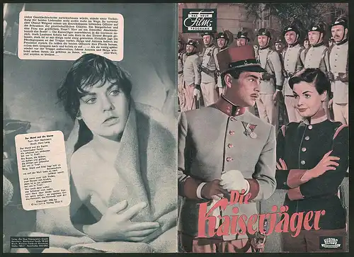 Filmprogramm DNF, Die Kaiserjäger, Erika Remberg, Rudolf Forster, Senta Wengraf, Regie Willi Forst