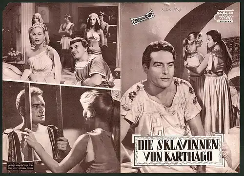 Filmprogramm DNF, Die Sklavinnen von Karthago, Gianna-Maria Canale, Jorge Mistral, Regie Guido Brignone