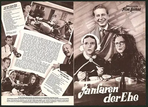 Filmprogramm IFB Nr. 2052, Fanfaren der Ehe, Dieter Borsche, Inge Egger, Ilse Petri, Regie Hans Grimm