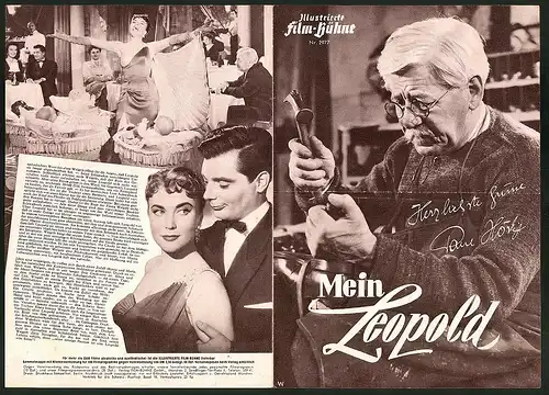 Filmprogramm IFB Nr. 2977, Mein Leopold, Paul Hörbiger, Peer Schmidt, Paul Klinger, Regie Geza von Bolvary