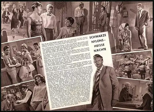 Filmprogramm DNF Nr. 4141, Schwarze Nylons-Heisse Nächte, Peter van Eyck, Susanne Cramer, Regie Alfred Braun