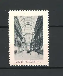 Reklamemarke Milano, Galleria Vittorio Emmanuele