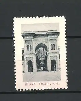 Reklamemarke Milano, Galleria Vittorio Emmanuele