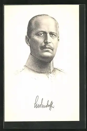 AK Erich Ludendorff in Uniform