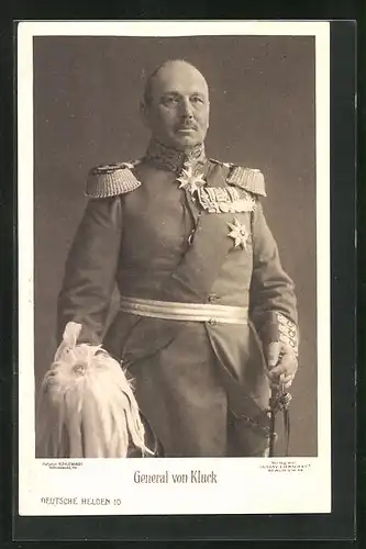 AK Heerführer General von Kluck in stattlicher Uniform