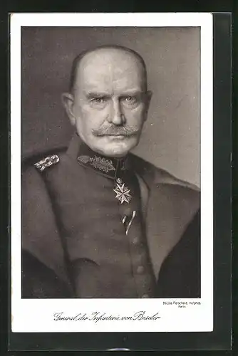 AK Heerführer General von Beseler in Uniform