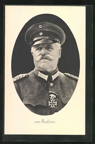 AK Heerführer von Eichhorn in Uniform