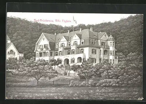 AK Bad Brückenau, Hotel Villa Füglein