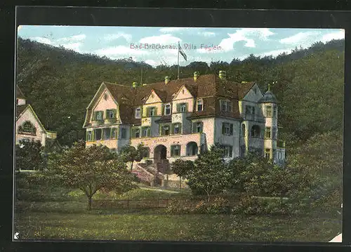 AK Bad Brückenau, Hotel Villa Füglein