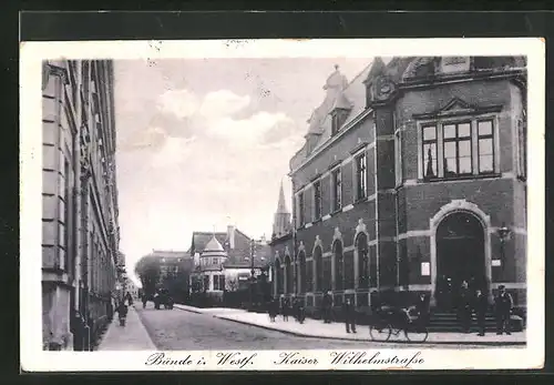 AK Bünde i.W., Kaiser Wilhelmstrasse