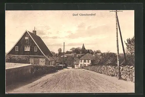 AK Gleschendorf, Dorfstrasse