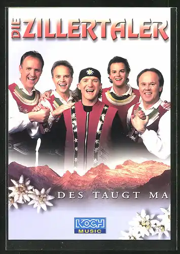 AK Musiker Die Zillertaler mit breitem Lachen