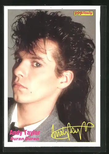 AK Musiker John Taylor von Duran Duran mit VoKuHiLa, Autograph