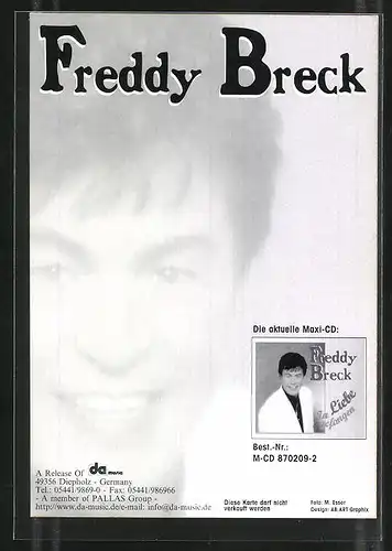 AK Musiker Freddy Breck